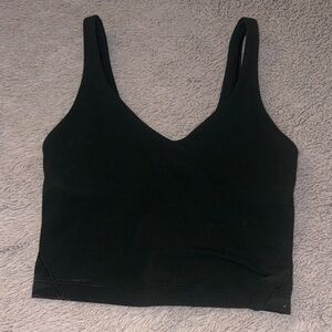 Lululemon Dark Green Athletic Tank Top